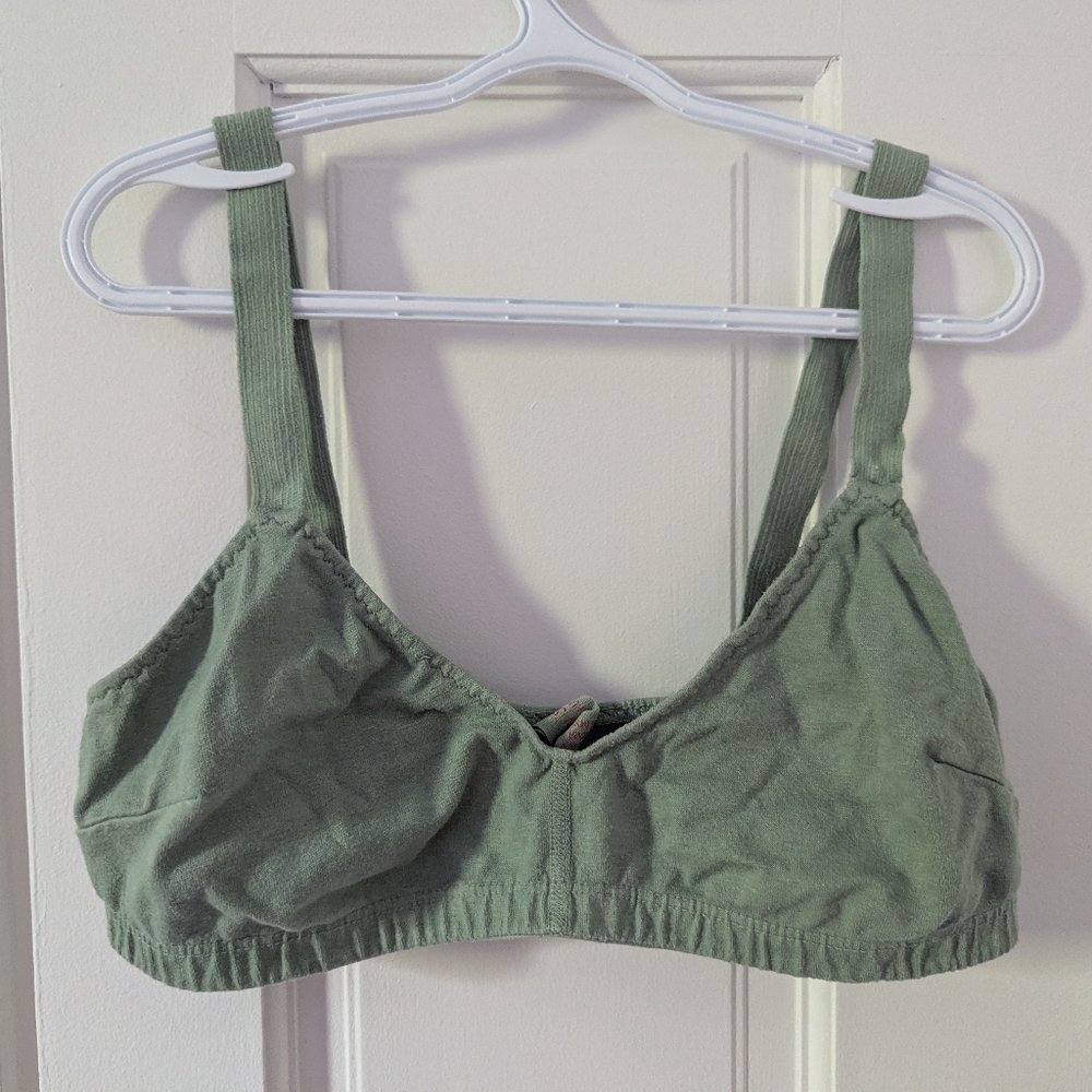 Everyday Comfort Wirefree Bra in Sage Green